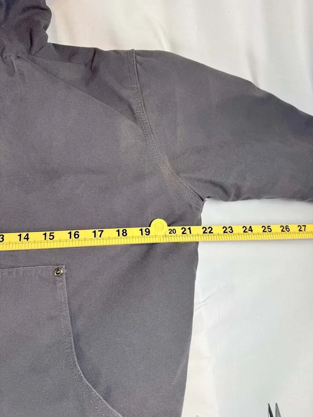 Heritage Workwear Berne Youth 14-16 Gray Canvas Quilted Full Zip Bomber Jacket